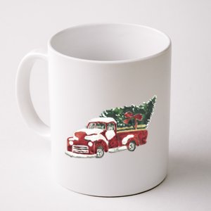 Retro Christmas Holiday Truck Coffee Mug