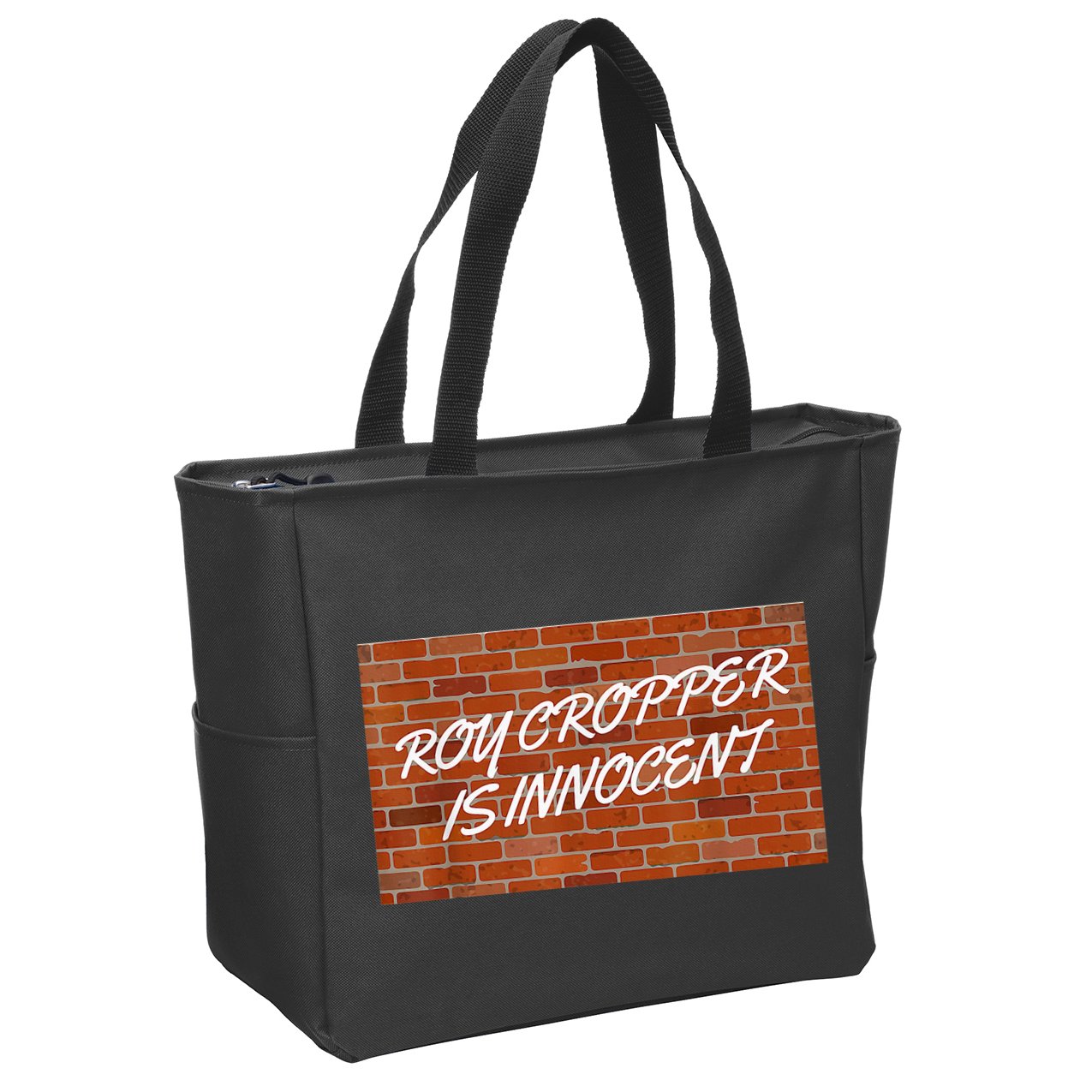 Roy Cropper Is Innocent Free Roy Zip Tote Bag