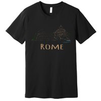 Rome Colosseum Italy Italia Roman Amphitheatre Ancient Rome Premium T-Shirt