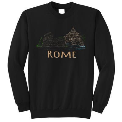 Rome Colosseum Italy Italia Roman Amphitheatre Ancient Rome Tall Sweatshirt