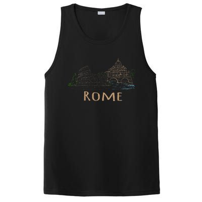 Rome Colosseum Italy Italia Roman Amphitheatre Ancient Rome PosiCharge Competitor Tank