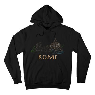 Rome Colosseum Italy Italia Roman Amphitheatre Ancient Rome Tall Hoodie