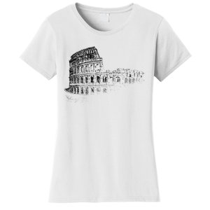 Rome Colosseum Italy Italia Roman Amphitheatre Ancient Rome Women's T-Shirt