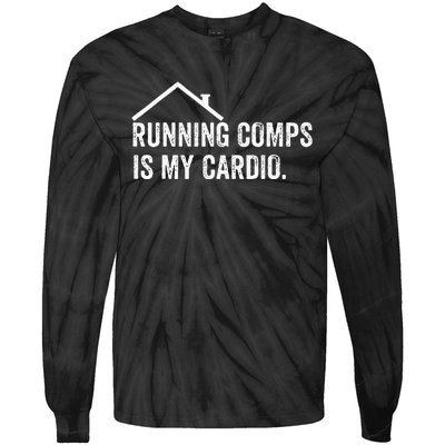 Running Comps Is My Cardio Funny Realtor Apparel Men Women Tie-Dye Long Sleeve Shirt