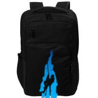 Rock Climber Id Climb That Mountain Climbing Impact Tech Backpack