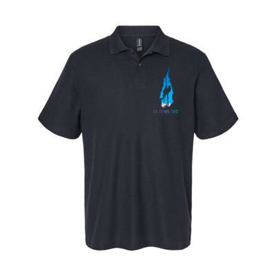 Rock Climber Id Climb That Mountain Climbing Softstyle Adult Sport Polo