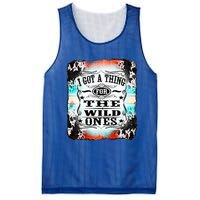 Retro Cowgirl I Got A Thing For The Wild Ones Mesh Reversible Basketball Jersey Tank