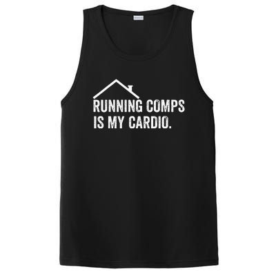 Running Comps Is My Cardio Funny Realtor Apparel PosiCharge Competitor Tank