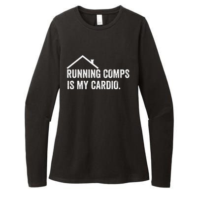 Running Comps Is My Cardio retro Realtor Apparel Womens CVC Long Sleeve Shirt