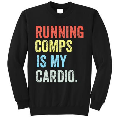 Running Comps Is My Cardio retro Realtor Apparel Sweatshirt