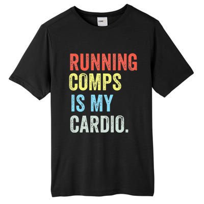 Running Comps Is My Cardio retro Realtor Apparel Tall Fusion ChromaSoft Performance T-Shirt