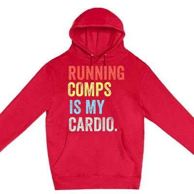 Running Comps Is My Cardio retro Realtor Apparel Premium Pullover Hoodie