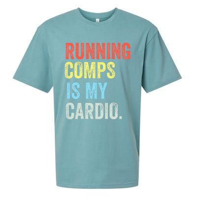 Running Comps Is My Cardio retro Realtor Apparel Sueded Cloud Jersey T-Shirt