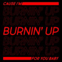 Retro Cause Im Burnin Up For You Baby Zip Tote Bag