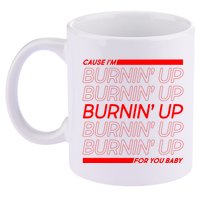 Retro Cause Im Burnin Up For You Baby 11oz C Handle Ceramic Mug
