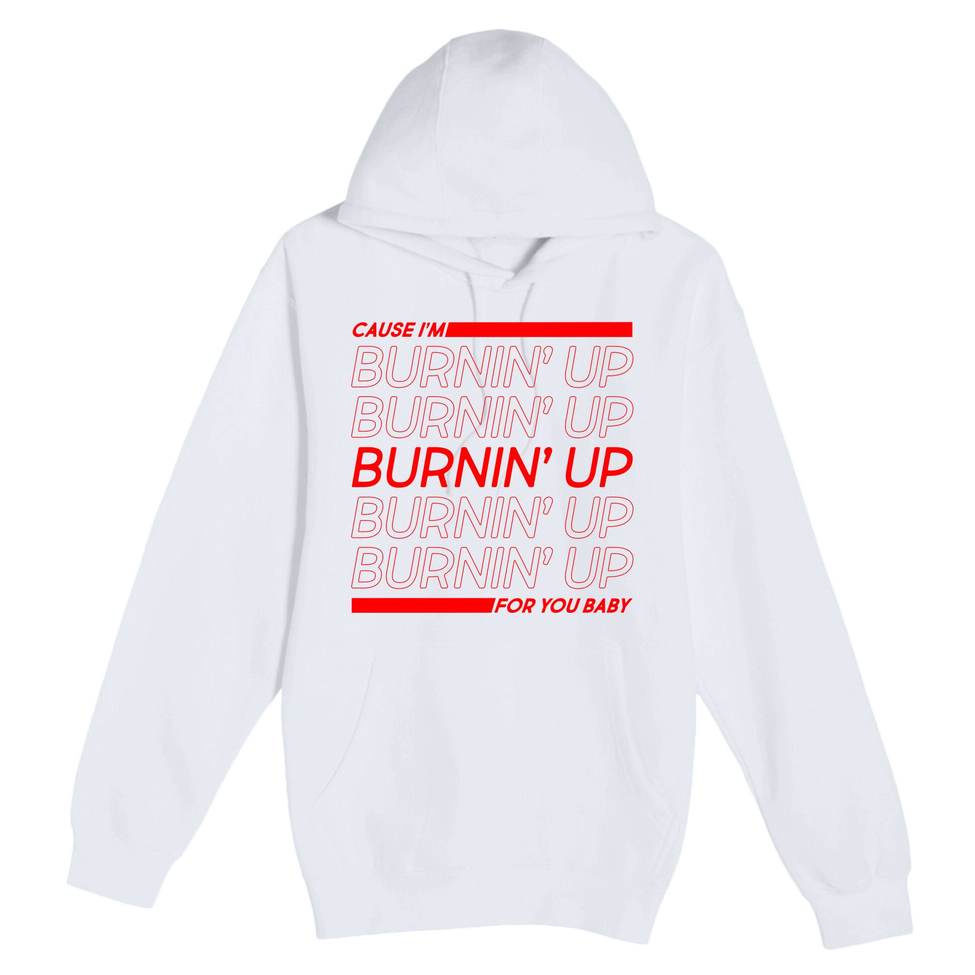Retro Cause Im Burnin Up For You Baby Premium Pullover Hoodie