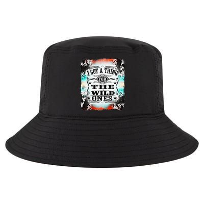 Retro Cowgirl I Got A Thing For The Wild Ones Cool Comfort Performance Bucket Hat