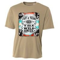 Retro Cowgirl I Got A Thing For The Wild Ones Cooling Performance Crew T-Shirt