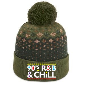 Retro Cool I Love 90s R&B & Chill R&B Music Lovers The Baniff Cuffed Pom Beanie