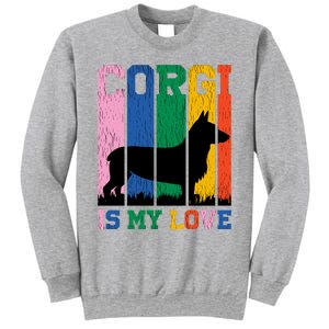 Retro Corgi Is My Love Sweatshirt