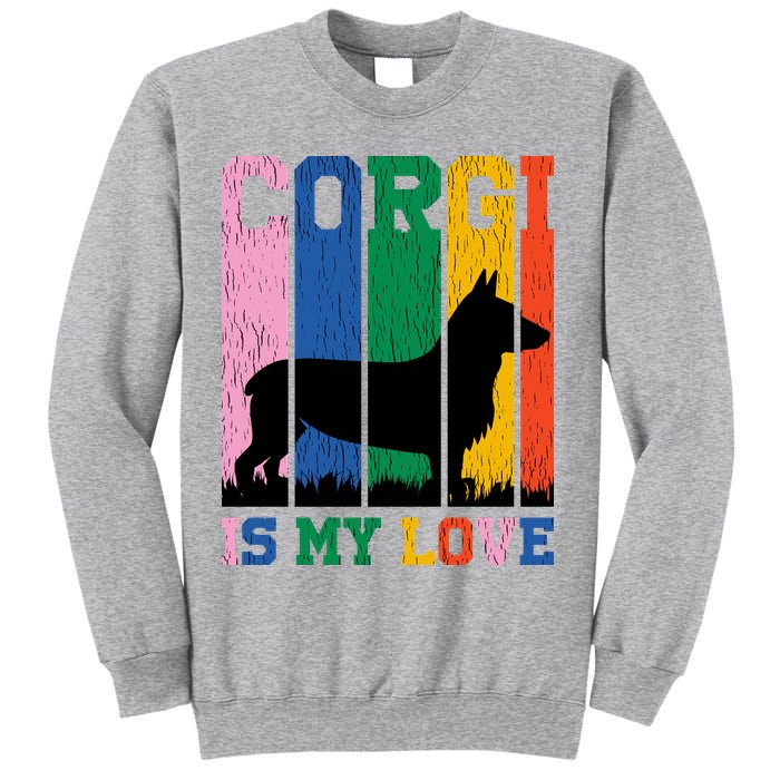 Retro Corgi Is My Love Sweatshirt