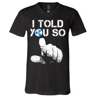Ripple Crypto I TOLD YOU SO To Buy XRP BULLRUN Trading Joke V-Neck T-Shirt