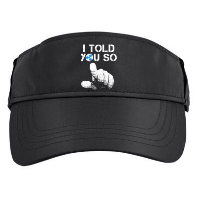 Ripple Crypto I TOLD YOU SO To Buy XRP BULLRUN Trading Joke Adult Drive Performance Visor