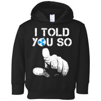 Ripple Crypto I TOLD YOU SO To Buy XRP BULLRUN Trading Joke Toddler Hoodie