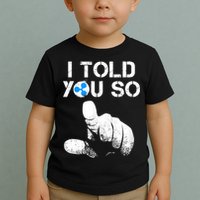 Ripple Crypto I TOLD YOU SO To Buy XRP BULLRUN Trading Joke Toddler T-Shirt