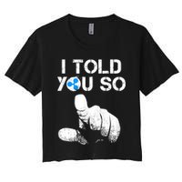 Ripple Crypto I TOLD YOU SO To Buy XRP BULLRUN Trading Joke Crop Top