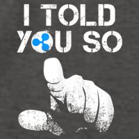 Ripple Crypto I TOLD YOU SO To Buy XRP BULLRUN Trading Joke Vector Backpack