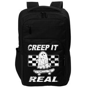 Retro Creep It Real Shirts Ghost Halloween Impact Tech Backpack