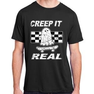 Retro Creep It Real Shirts Ghost Halloween Adult ChromaSoft Performance T-Shirt