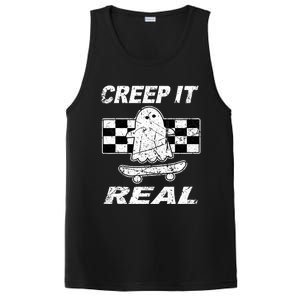 Retro Creep It Real Shirts Ghost Halloween PosiCharge Competitor Tank