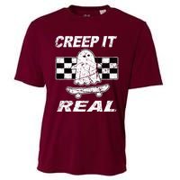 Retro Creep It Real Shirts Ghost Halloween Cooling Performance Crew T-Shirt