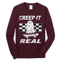 Retro Creep It Real Shirts Ghost Halloween Tall Long Sleeve T-Shirt