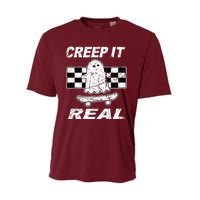 Retro Creep It Real Shirts Ghost Halloween Performance Sprint T-Shirt