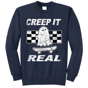 Retro Creep It Real Shirts Ghost Halloween Sweatshirt