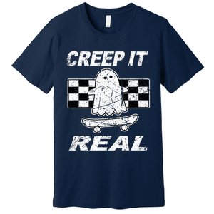 Retro Creep It Real Shirts Ghost Halloween Premium T-Shirt