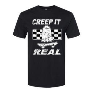 Retro Creep It Real Shirts Ghost Halloween Softstyle CVC T-Shirt