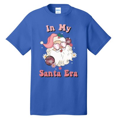 Retro Christmas In My Santa Era Pink Santa Xmas Pajamas Cute Gift Tall T-Shirt