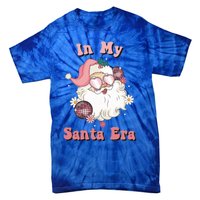 Retro Christmas In My Santa Era Pink Santa Xmas Pajamas Cute Gift Tie-Dye T-Shirt