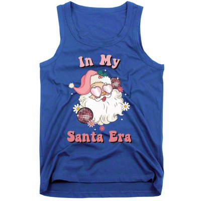 Retro Christmas In My Santa Era Pink Santa Xmas Pajamas Cute Gift Tank Top