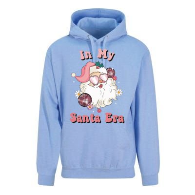 Retro Christmas In My Santa Era Pink Santa Xmas Pajamas Cute Gift Unisex Surf Hoodie