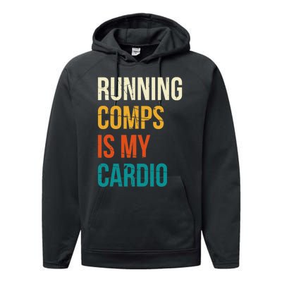 Running Comps Is My Cardio Realtor Real Estate Performance Fleece Hoodie