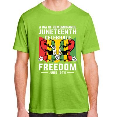 Remembrance Celebrate/Freedom Junenth Black History Pride Gift Adult ChromaSoft Performance T-Shirt