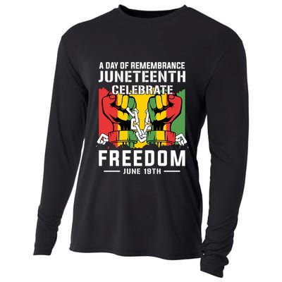 Remembrance Celebrate/Freedom Junenth Black History Pride Gift Cooling Performance Long Sleeve Crew