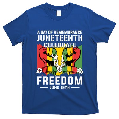 Remembrance Celebrate/Freedom Junenth Black History Pride Gift T-Shirt