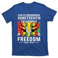 Remembrance Celebrate/Freedom Junenth Black History Pride Gift T-Shirt