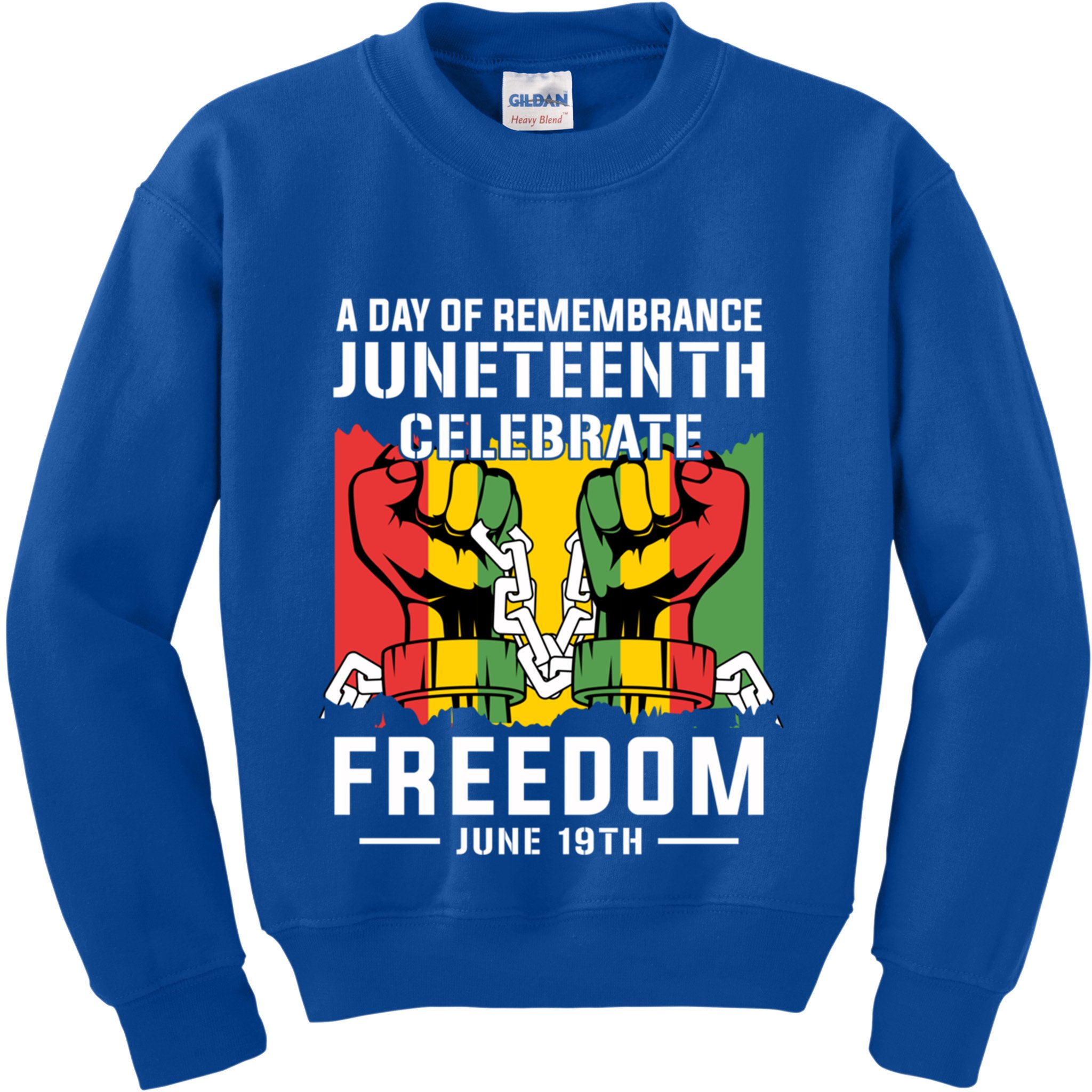Remembrance Celebrate/Freedom Junenth Black History Pride Gift Kids Sweatshirt